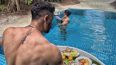 Kunal Kemmu shared some very stunning pictures from the Maldives vacation on Instagram. He captioned this pool picture which also shows Inaaya in the frame, “Just being an aquaholic”. His tattoo is also clearly visible in this picture. Kunal Kemmu shared some very stunning pictures from the Maldives vacation on Instagram. He captioned this pool picture which also shows Inaaya in the frame, “Just being an aquaholic”. His tattoo is also clearly visible in this picture. 