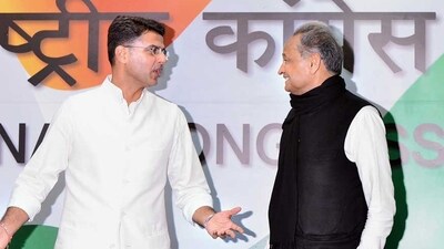 Rajasthan chief minister Ashok Gehlot and Sachin Pilot. (PTI file) Rajasthan chief minister Ashok Gehlot and Sachin Pilot. (PTI file)