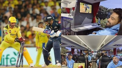 Team India members in London stupefied at Dhoni's stumping to dismiss Gill Team India members in London stupefied at Dhoni's stumping to dismiss Gill