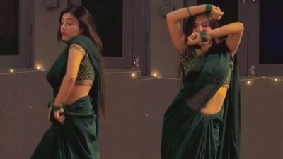 Woman dancing gracefeully to Laga Laga Re. (Instagram/@dancewithalishaofficial) Woman dancing gracefeully to Laga Laga Re. (Instagram/@dancewithalishaofficial)
