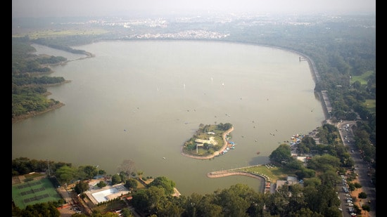 In October last year, MoEF had refused to accord approval to the housing scheme, featuring 728 flats in three categories, stating that the project site falls in the eco-sensitive zone of the Sukhna Wildlife Sanctuary. (HT Photo)