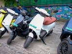 Ola Electric S1 Pro electric scooters lined up (Used only for representation) Ola Electric S1 Pro electric scooters lined up (Used only for representation)