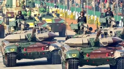 India had on May 19 announced that the value of defence production in the country crossed ₹1 lakh crore for the first time. India had on May 19 announced that the value of defence production in the country crossed ₹1 lakh crore for the first time.