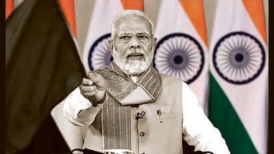 India’s economy is no longer at the receiving end of the global order but is in the fray of the world’s most powerful future economies, with an unmatched growth rate (PTI) India’s economy is no longer at the receiving end of the global order but is in the fray of the world’s most powerful future economies, with an unmatched growth rate (PTI)