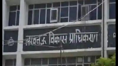Mohammed Muslim built the hall in association with Madhuri Pandey, owner of the plot. It was on builder-land owner agreement basis, said Devansh Trivedi, zonal officer, zone-2, of LDA. (File photo of LDA)