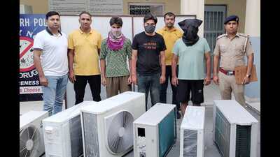 The accused in the custody of Chandigarh Police.