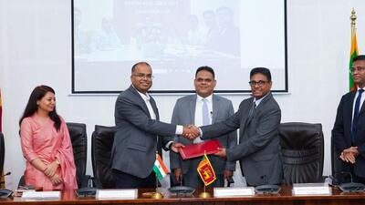 The credit facility was extended through the State Bank of India (SBI) in response to a specific request from the Sri Lankan government (Twitter/ShehanSema) The credit facility was extended through the State Bank of India (SBI) in response to a specific request from the Sri Lankan government (Twitter/ShehanSema)