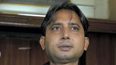 The lone Congress MLA, Bayron Biswas, crossed over to the ruling Trinamool Congress (PTI) The lone Congress MLA, Bayron Biswas, crossed over to the ruling Trinamool Congress (PTI)
