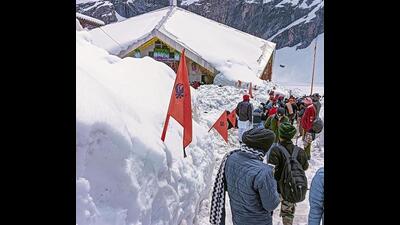 The much-awaited helicopter service to the Hemkunt Sahib, a Sikh shrine, in Chamoli district is likely to begin this week .