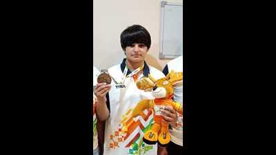 Wrestler Ishika (HT Photo) Wrestler Ishika (HT Photo)