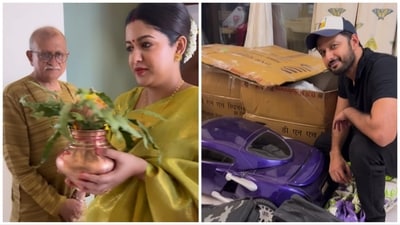 Ishita Dutta and Vatsal Sheth moved to a new home. Ishita Dutta and Vatsal Sheth moved to a new home.
