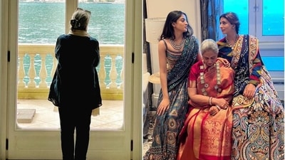 Shweta Bachchan shared a photo of Jaya Bachchan and Navya Nanda reacted to it.