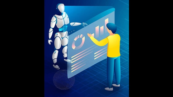 Experts say the role of AI in web design is evolving, but it is unlikely to replace designers in the foreseeable future (Illustration: Shutterstock)