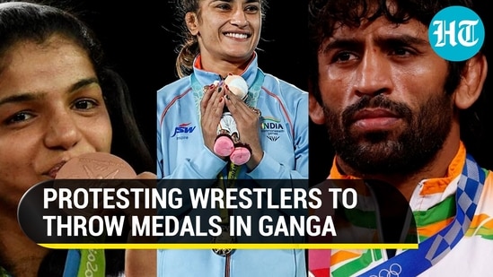 India's top wrestlers to 'throw medals in Ganga', ‘fast unto death’