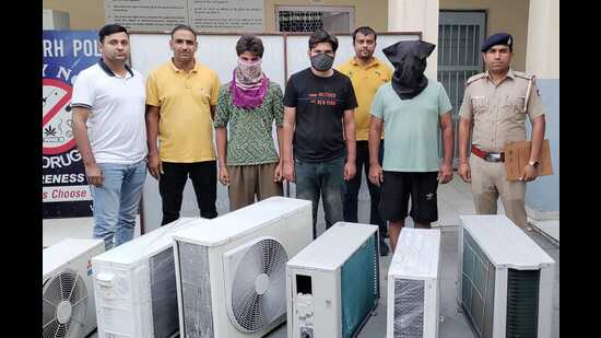 The accused in the custody of Chandigarh Police.