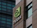 A view of a Nvidia logo at their headquarters in Taipei, Taiwan May 31, 2023. REUTERS/Ann Wang