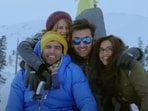 Ranbir Kapoor, Deepika Padukone, Kalki Koechlin and Aditya Roy Kapur in a still from Yeh Jawaani Hai Deewani.