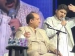 Shahzaman Fateh Ali Khan with father Rahat Fateh Ali Khan, who is the nephew of late Nusrat Fateh Ali Khan.