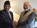 Prime Minister Modi with Nepalese counterpart Prime Minister Modi with Nepalese counterpart