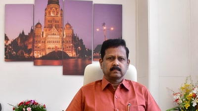 Narvekar, 61, is the director of the disaster control cell of the Brihanmumbai Municipal Corporation (BMC) and has been at the helm of tackling disasters that have hit the city in the past 15 years (Bhushan Koyande / HT Archive)