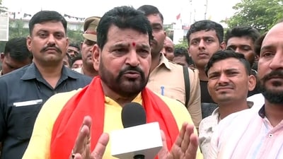 WFI chief Brij Bhushan Singh. (ANI Photo) WFI chief Brij Bhushan Singh. (ANI Photo)