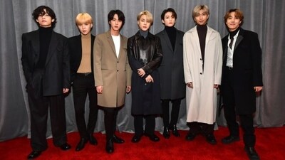 BTS Festa: BTS members V, Suga, Jin, Jimin, Jungkook, RM and J-Hope. BTS Festa: BTS members V, Suga, Jin, Jimin, Jungkook, RM and J-Hope.
