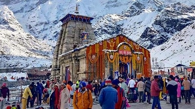 More than six lakh pilgrims have visited Kedarnath since it opened on April 25. (PTI image)