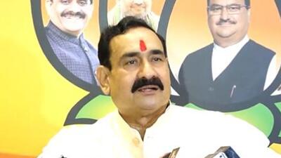 Madhya Pradesh home minister Narottam Mishra ordered a detailed inquiry after the first probe ordered by the Damoh administration cleared the school (Twitter/drnarottammisra) Madhya Pradesh home minister Narottam Mishra ordered a detailed inquiry after the first probe ordered by the Damoh administration cleared the school (Twitter/drnarottammisra)