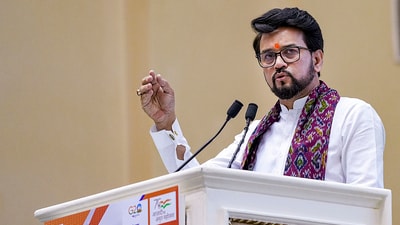 Union Youth Affairs and Sports minister Anurag Thakur (PTI)