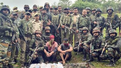 The army also seized a consignment of arms and ammunition which included a 10kg improvised explosive device . (Agencies)