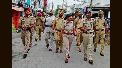 The searches were conducted in Ludhiana under the statewide ‘Operation Clean’ by police teams. (Manish/HT Photo) The searches were conducted in Ludhiana under the statewide ‘Operation Clean’ by police teams. (Manish/HT Photo)
