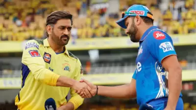 MS Dhoni (L) with Rohit Sharma (IPL) MS Dhoni (L) with Rohit Sharma (IPL)