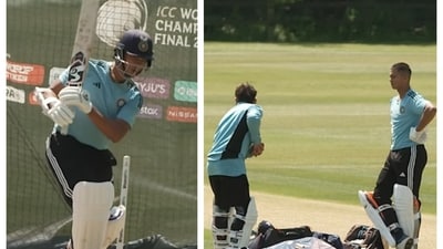 Virat Kohli shares batting tips with Yashasvi Jaiswal ahead of WTC final Virat Kohli shares batting tips with Yashasvi Jaiswal ahead of WTC final