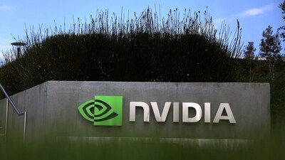 Chipmaker NVIDIA reached a $1 trillion market cap at the open bell of the NYSE on Tuesday morning. (Getty Images via AFP) Chipmaker NVIDIA reached a $1 trillion market cap at the open bell of the NYSE on Tuesday morning. (Getty Images via AFP)