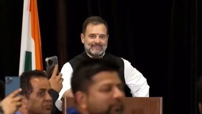 Rahul Gandhi reacted to pro-Khalistani slogans with his message of love in the US.