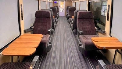 Photo of a train coach shared by Railways minister Ashwini Vaishnav.