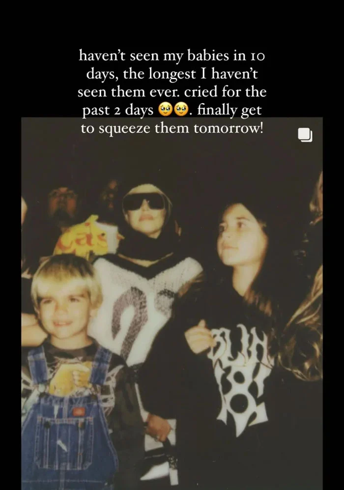 Kourtney Kardashian posted a picture of her kids on Instagram. Kourtney Kardashian posted a picture of her kids on Instagram.