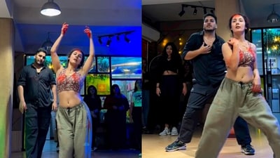 Duo dances to Ang Laga de. (Instagram/@ Isha Sharma) Duo dances to Ang Laga de. (Instagram/@ Isha Sharma)