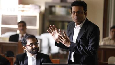 In Sirf Ek Bandaa Kaafi Hai, actor Manoj Bajpayee is seen in the role of lawyer PC Solanki, who is not scared to take on the powerful In Sirf Ek Bandaa Kaafi Hai, actor Manoj Bajpayee is seen in the role of lawyer PC Solanki, who is not scared to take on the powerful