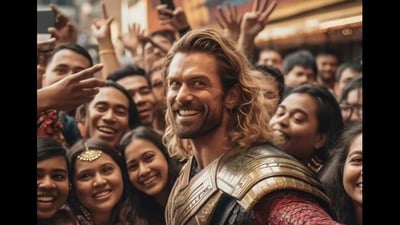 Marvel's avengers imagined in India using AI. (Instagram/@Psycadelic Art) Marvel's avengers imagined in India using AI. (Instagram/@Psycadelic Art)