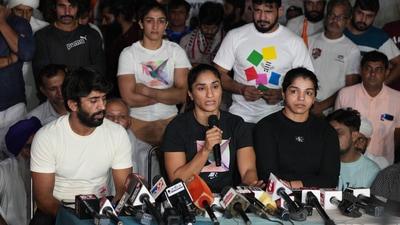 The wrestlers protest now stands at a very crucial juncture (PTI)
