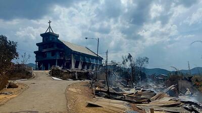 The ethnic violence in Manipur was triggered on May 3. (AFP) The ethnic violence in Manipur was triggered on May 3. (AFP)