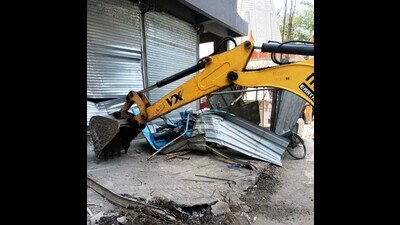 The owner was constructing the shops without getting building plans approved from the civic body, said MC officials. (File Photo (Representational Image) )
