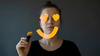 Trying to smile and hide the pain that we carry is a classic way of masking the anxious feelings that we are having. (Unsplash) Trying to smile and hide the pain that we carry is a classic way of masking the anxious feelings that we are having. (Unsplash)