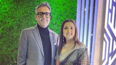 Ashneer Grover is married to Madhuri Jain Grover.