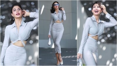 Jacqueline Fernandez is renowned for her impeccable fashion sense. She effortlessly pulls off various styles, be it a glamorous gown or an elegant saree. Her Instagram posts are a delight for fashion enthusiasts, offering a wealth of inspiration. Following her stunning appearances at the IIFA 2023 Abu Dhabi red carpet, the actress opted for a captivating off-white co-ord set for a lunch event, which we absolutely adore. (Instagram/@jacquelinef143) Jacqueline Fernandez is renowned for her impeccable fashion sense. She effortlessly pulls off various styles, be it a glamorous gown or an elegant saree. Her Instagram posts are a delight for fashion enthusiasts, offering a wealth of inspiration. Following her stunning appearances at the IIFA 2023 Abu Dhabi red carpet, the actress opted for a captivating off-white co-ord set for a lunch event, which we absolutely adore. (Instagram/@jacquelinef143)