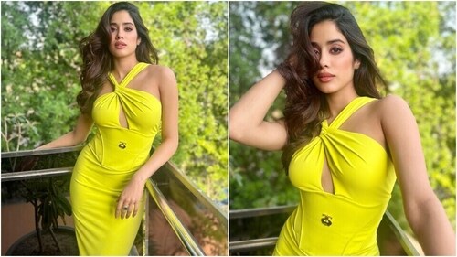 Janhvi Kapoor stuns in a yellow figure-hugging ensemble (Instagram) Janhvi Kapoor stuns in a yellow figure-hugging ensemble (Instagram)