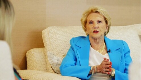Johnelle Hunt, the co-founder of JB Hunt Transport Services. Johnelle Hunt, the co-founder of JB Hunt Transport Services.