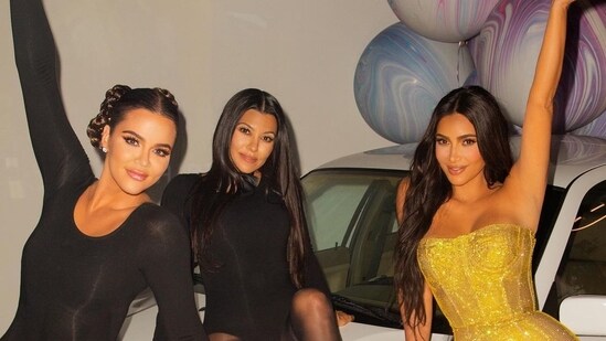 Khloe Kardashian, Kourtney Kardashian and Kim Kardashian West.