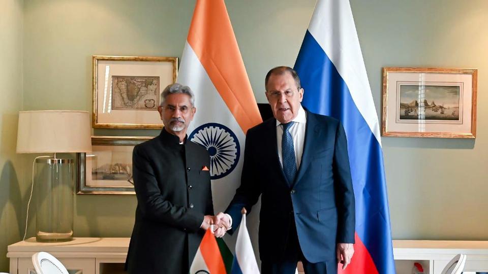 External affairs minister S Jaishankar also met Russian foreign minister Sergey Lavrov in Cape Town on sidelines of Brics meet (Twitter/DrSJaishankar) External affairs minister S Jaishankar also met Russian foreign minister Sergey Lavrov in Cape Town on sidelines of Brics meet (Twitter/DrSJaishankar)